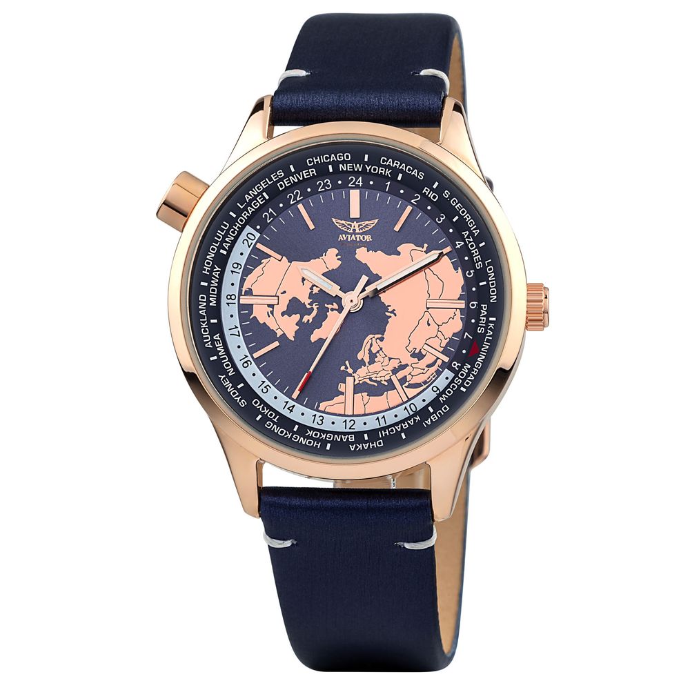 Aviator Rose Gold Women Watch