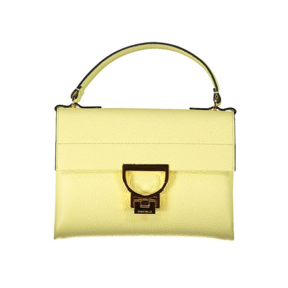 Coccinelle Yellow Leather Handbag