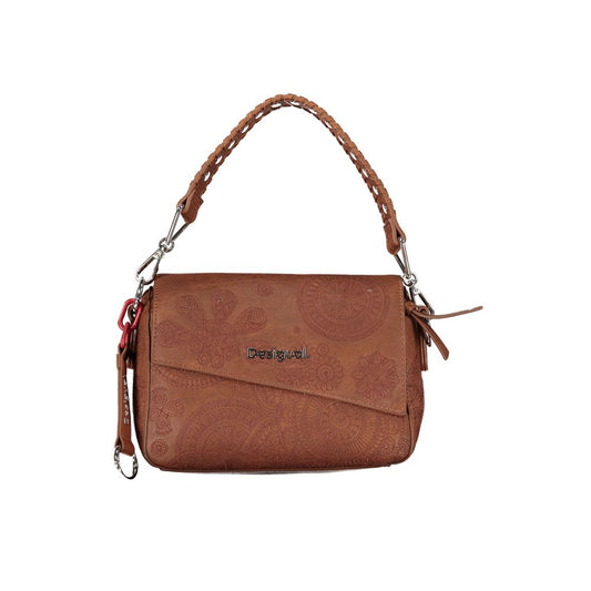 Desigual Brown Polyethylene Handbag