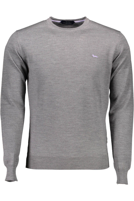 Harmont & Blaine Elegant Gray Wool Sweater for Men