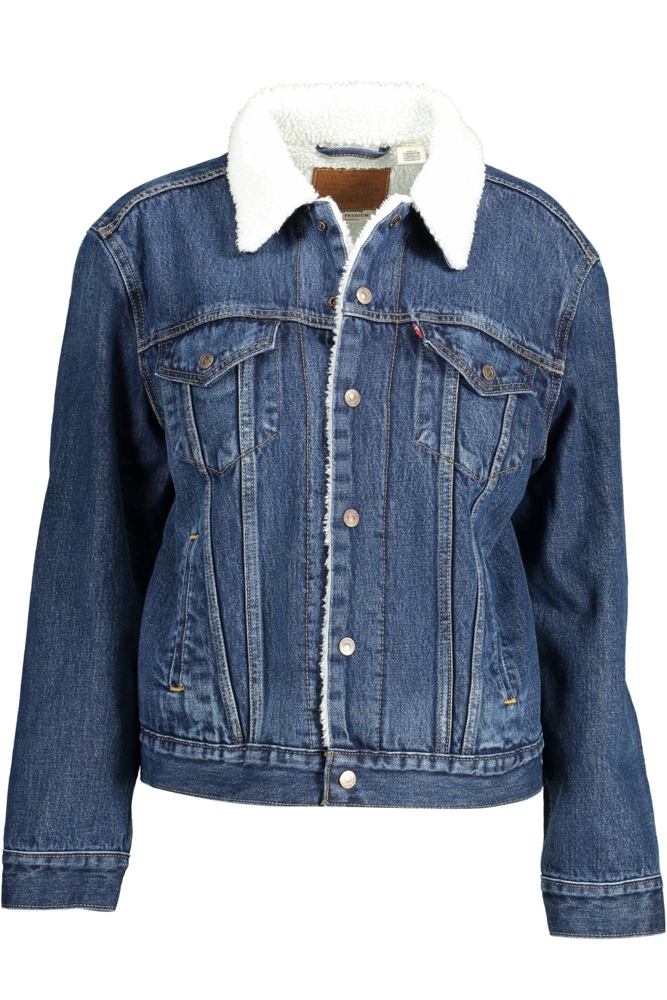 Levi's Chic Denim Fur-Lined Jacket