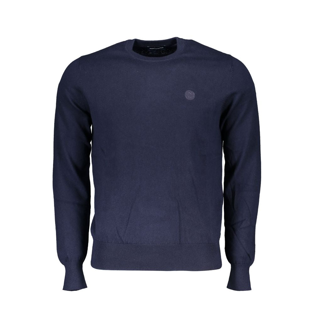 North Sails Eco-Conscious Crew Neck Sweater in Blue