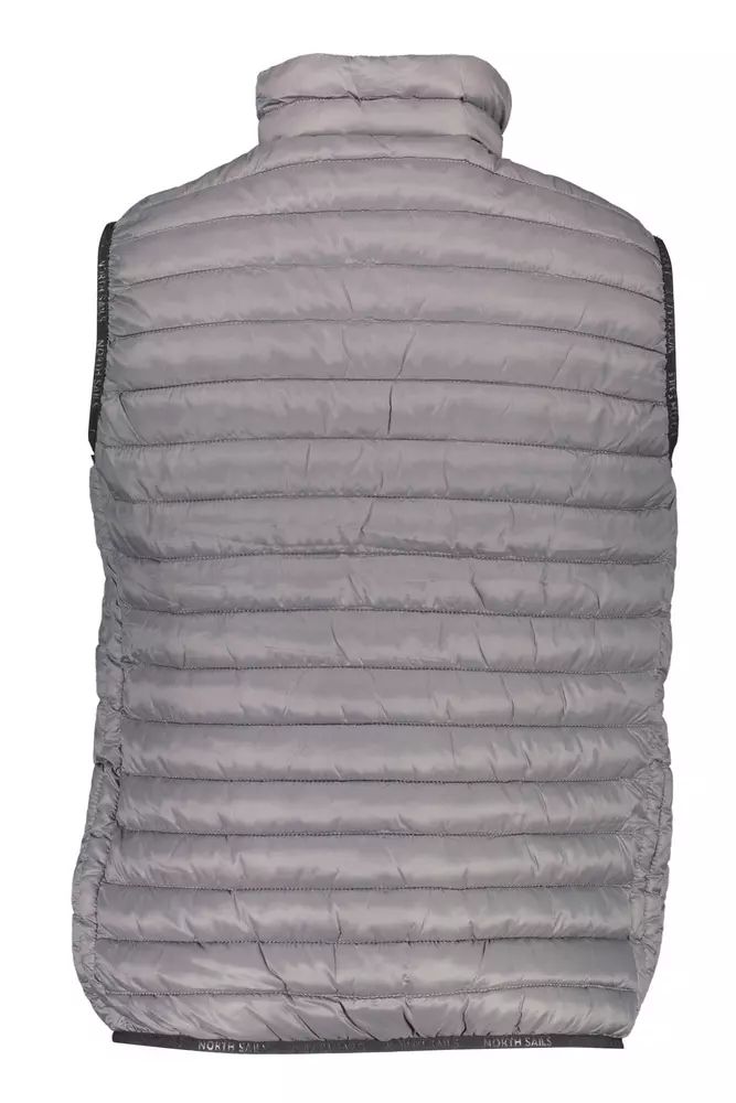 North Sails Sleek Sleeveless Gray Polyamide Vest