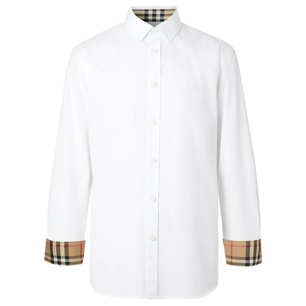 Burberry White Cotton Shirt