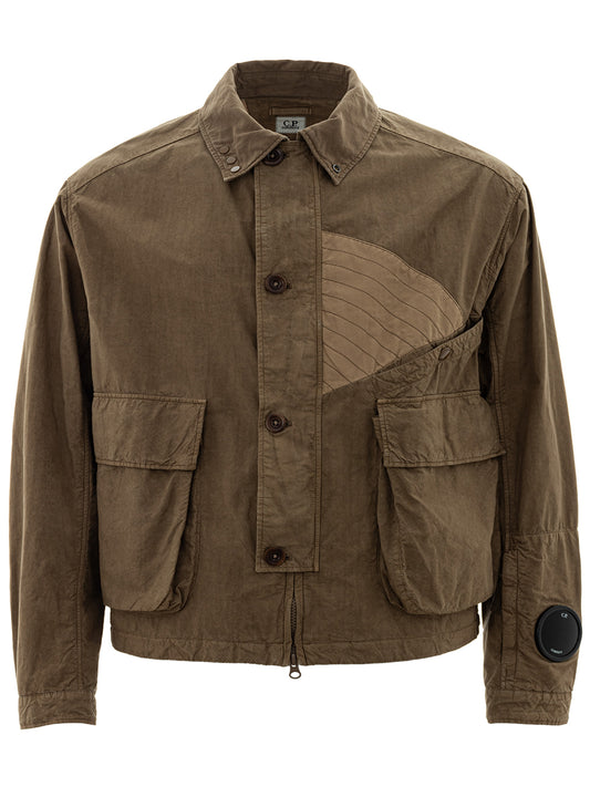 C.P. Company Jacket in Beige Technical Fabric