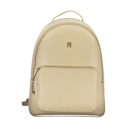 Tommy Hilfiger Beige Polyester Backpack