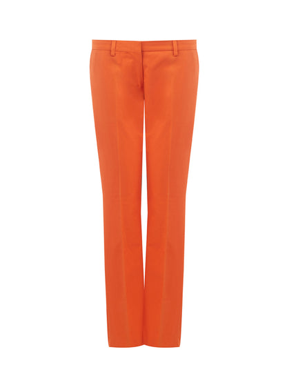 Lardini Elegant Orange Cotton Chinos