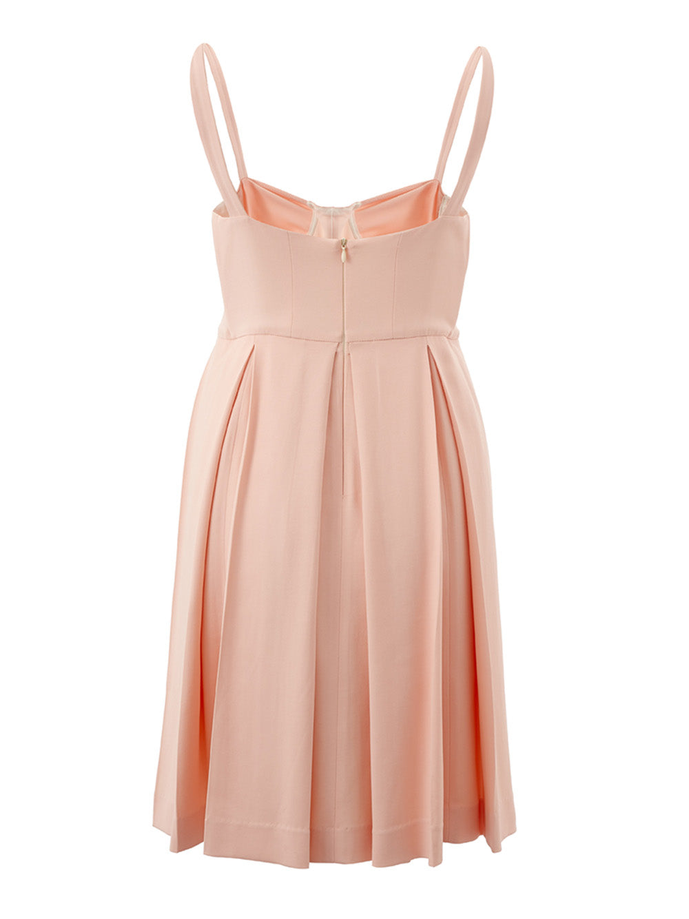 Lardini Elegant Pink Viscose Bodice Dress