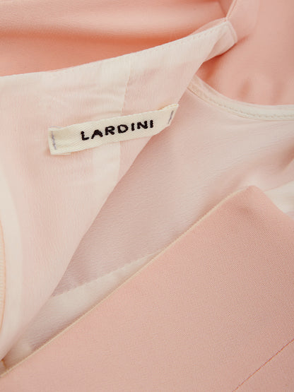 Lardini Elegant Pink Viscose Bodice Dress