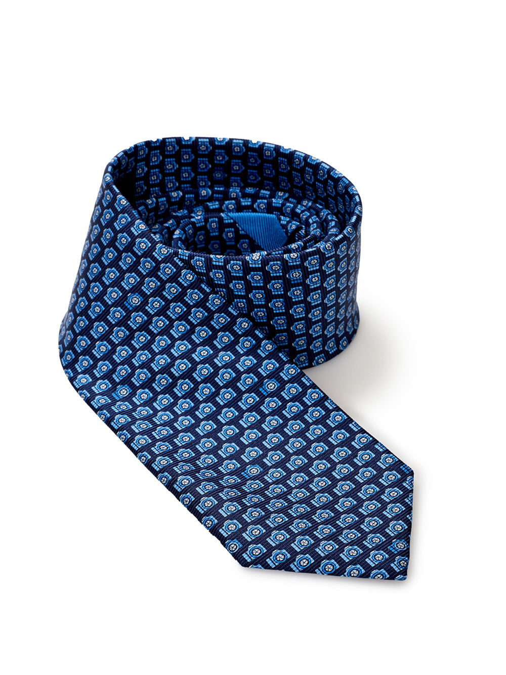 Ermenegildo Zegna Elegant Blue Silk Men's Tie