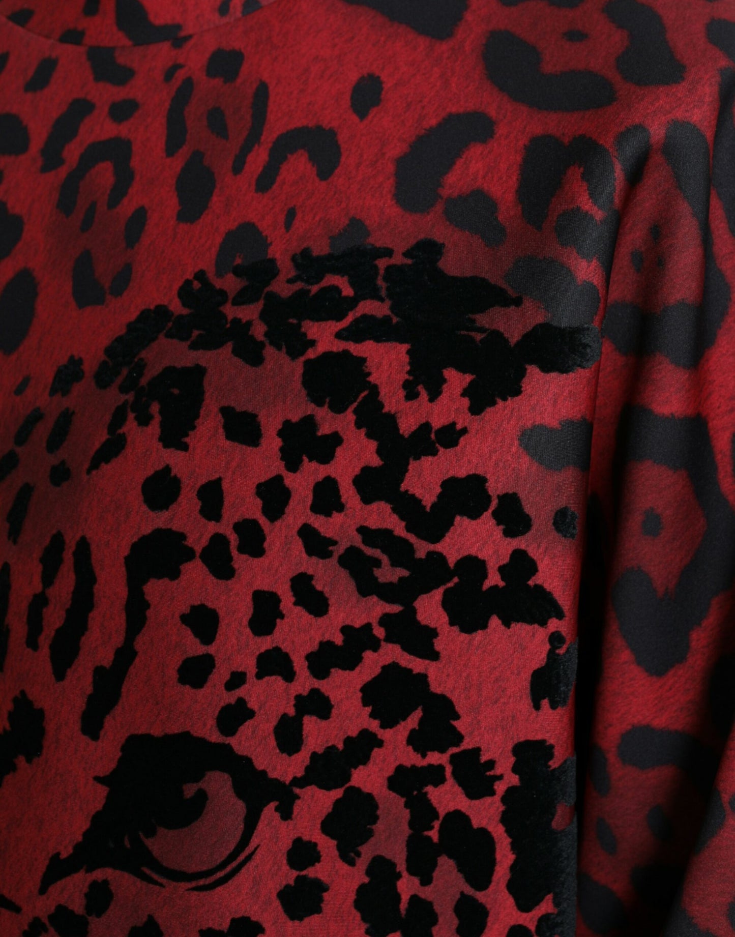 Dolce & Gabbana Elegant Leopard Print Pullover Sweater