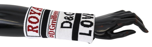 Dolce & Gabbana Multicolored Virgin Wool Wrist Wrap