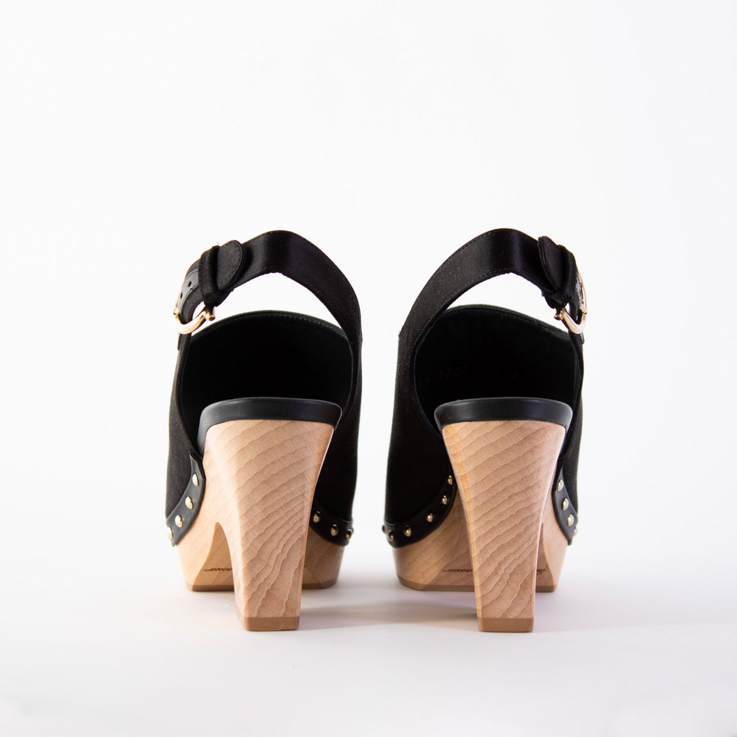 Salvatore Ferragamo Chic Susanne Black Wedge Sandals