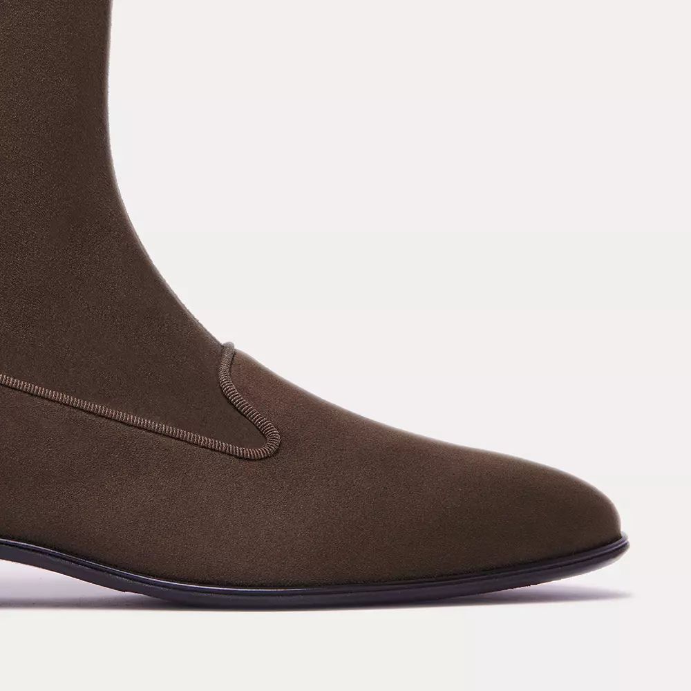 Charles Philip Elegant Suede Ankle Boots with Comfortable Fit