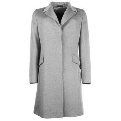 Made in Italy Elegant Italian Virgin Wool Women's Coat