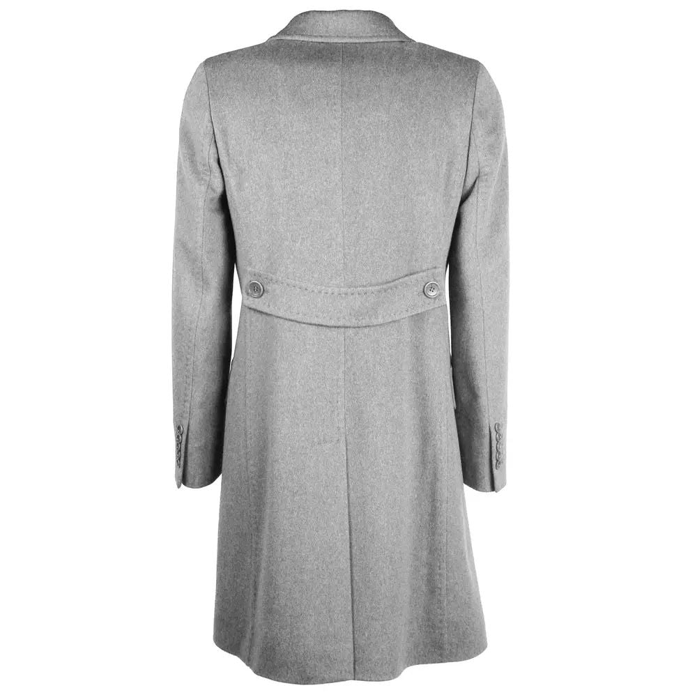 Made in Italy Elegant Italian Virgin Wool Women's Coat