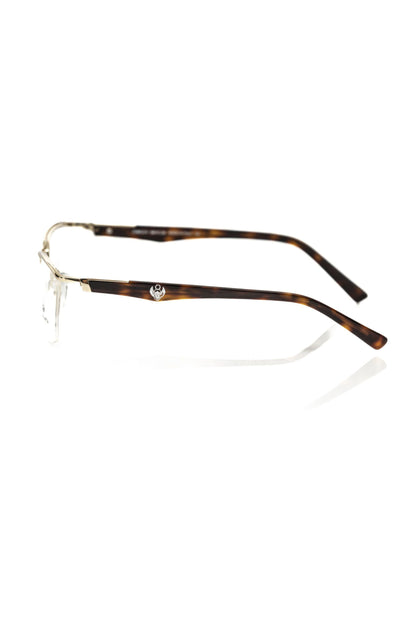 Frankie Morello Clubmaster Elegance Gold-Tone Eyeglasses