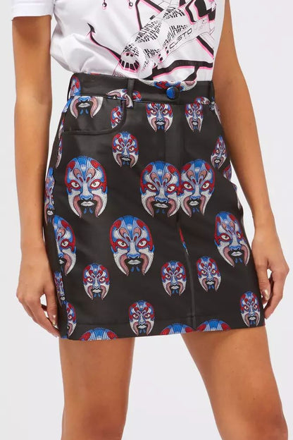 Custo Barcelona Oriental Fantasy Buttoned Skirt