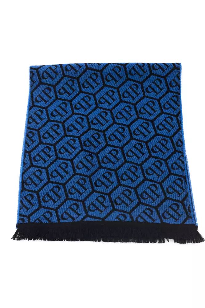 Philipp Plein Chic Monogram Fringed Scarf