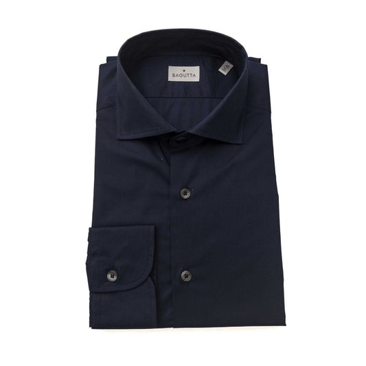 Bagutta Elegant Slim Fit French Collar Shirt