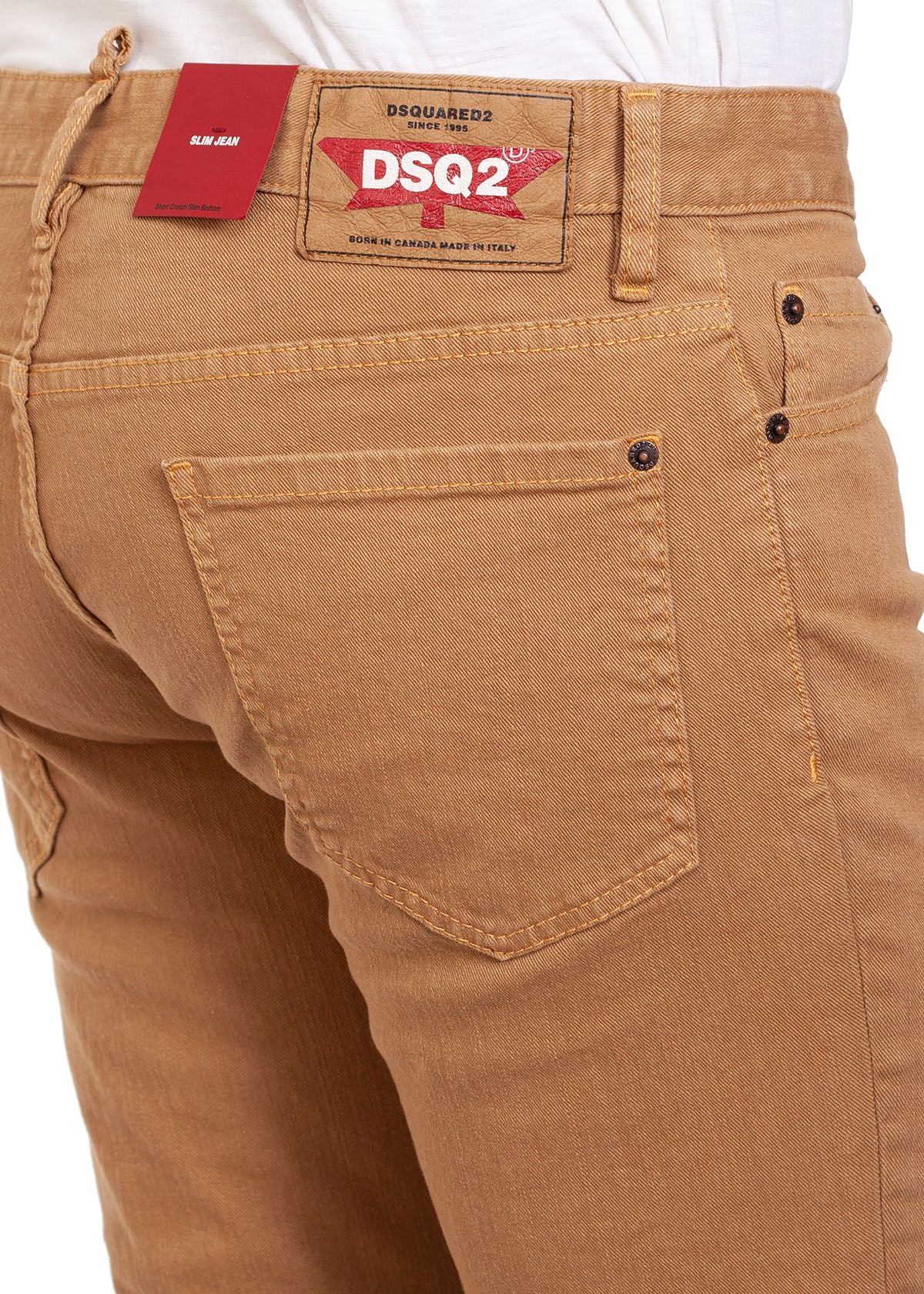 Dsquared² Sleek Brown Denim with Stretch