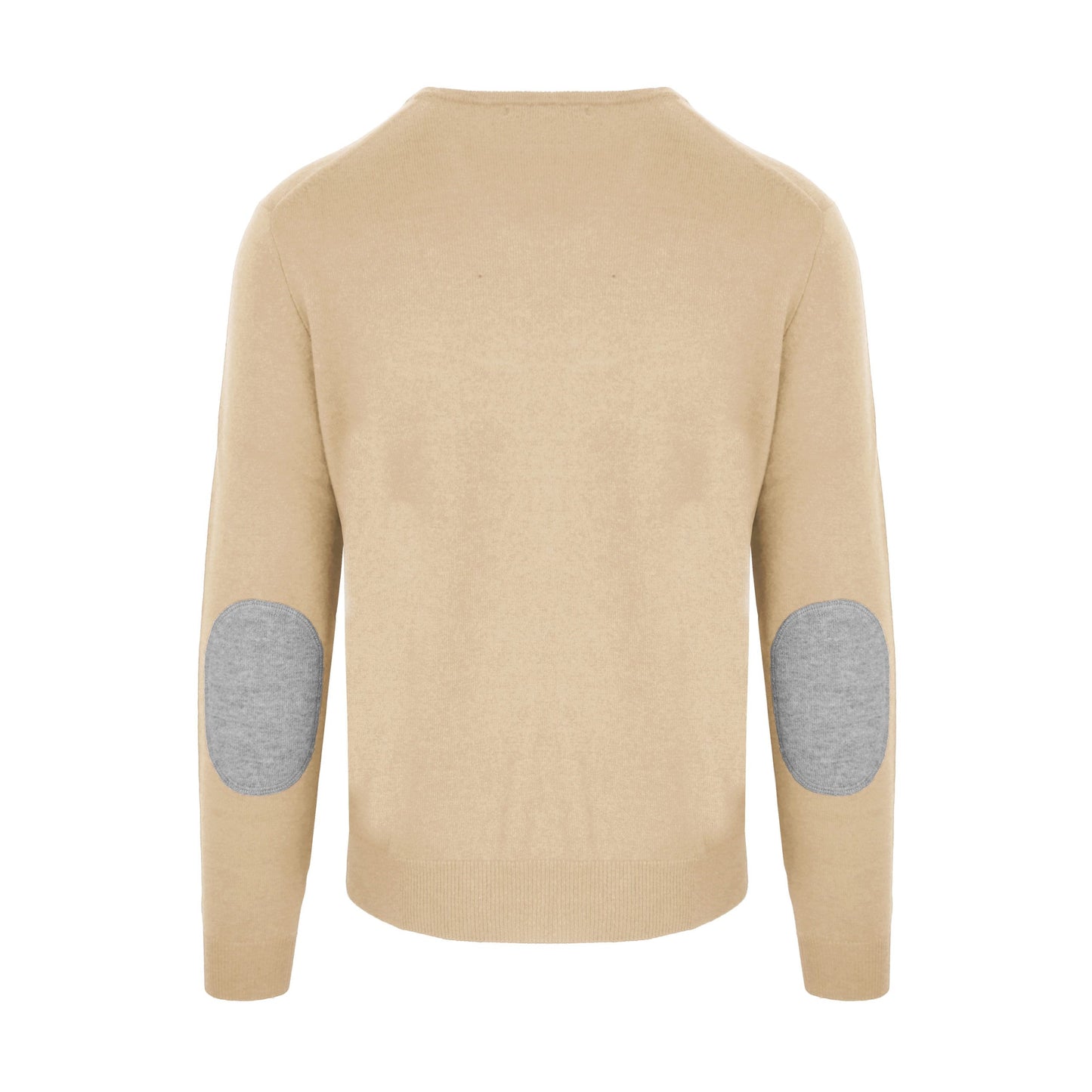 Malo Beige Cashmere Blend Roundneck Sweatshirt