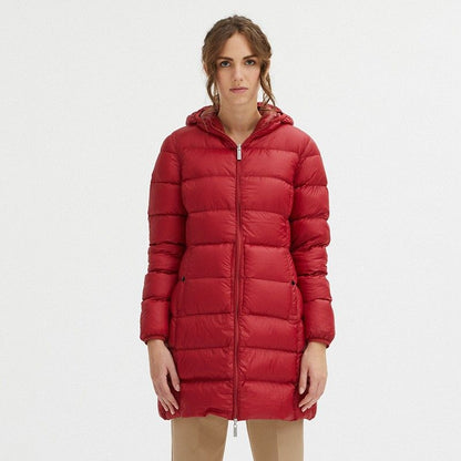 Centogrammi Reversible Goose Down Long Jacket in Pink