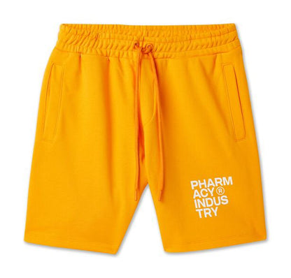 Pharmacy Industry Chic Orange Cotton Trousers with Logo Detail