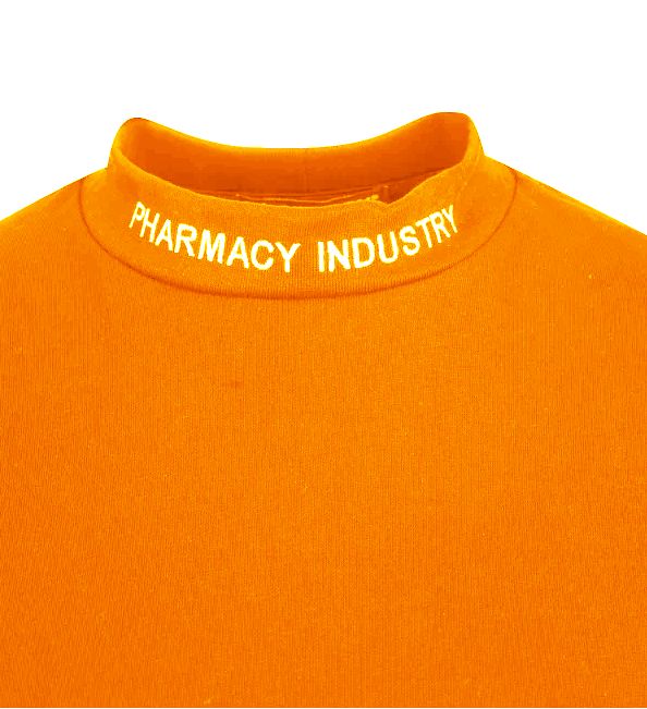 Pharmacy Industry Chic Embroidered Collar Tee